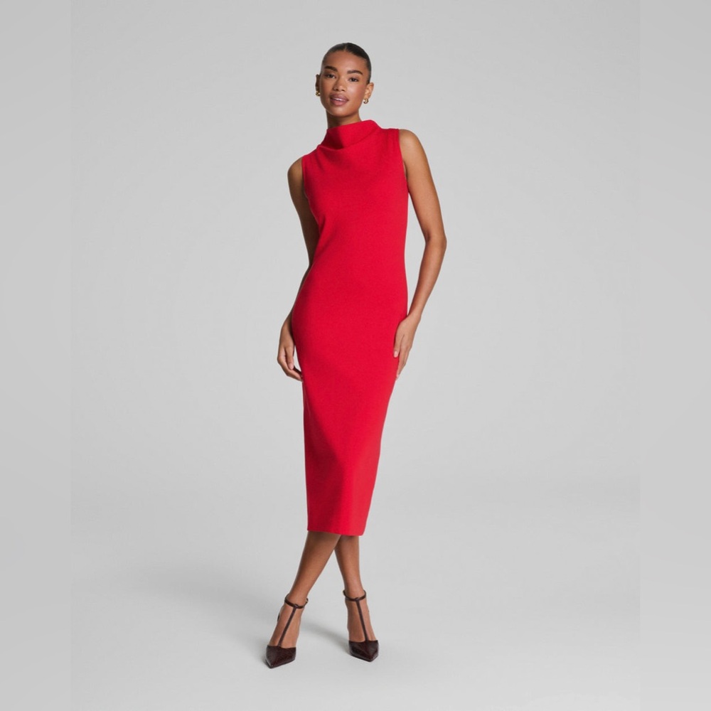 SPANX Ponte Sleeveless Midi Dress